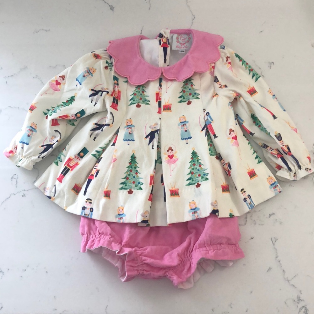 Cecil and Lou Nutcracker bloomer set